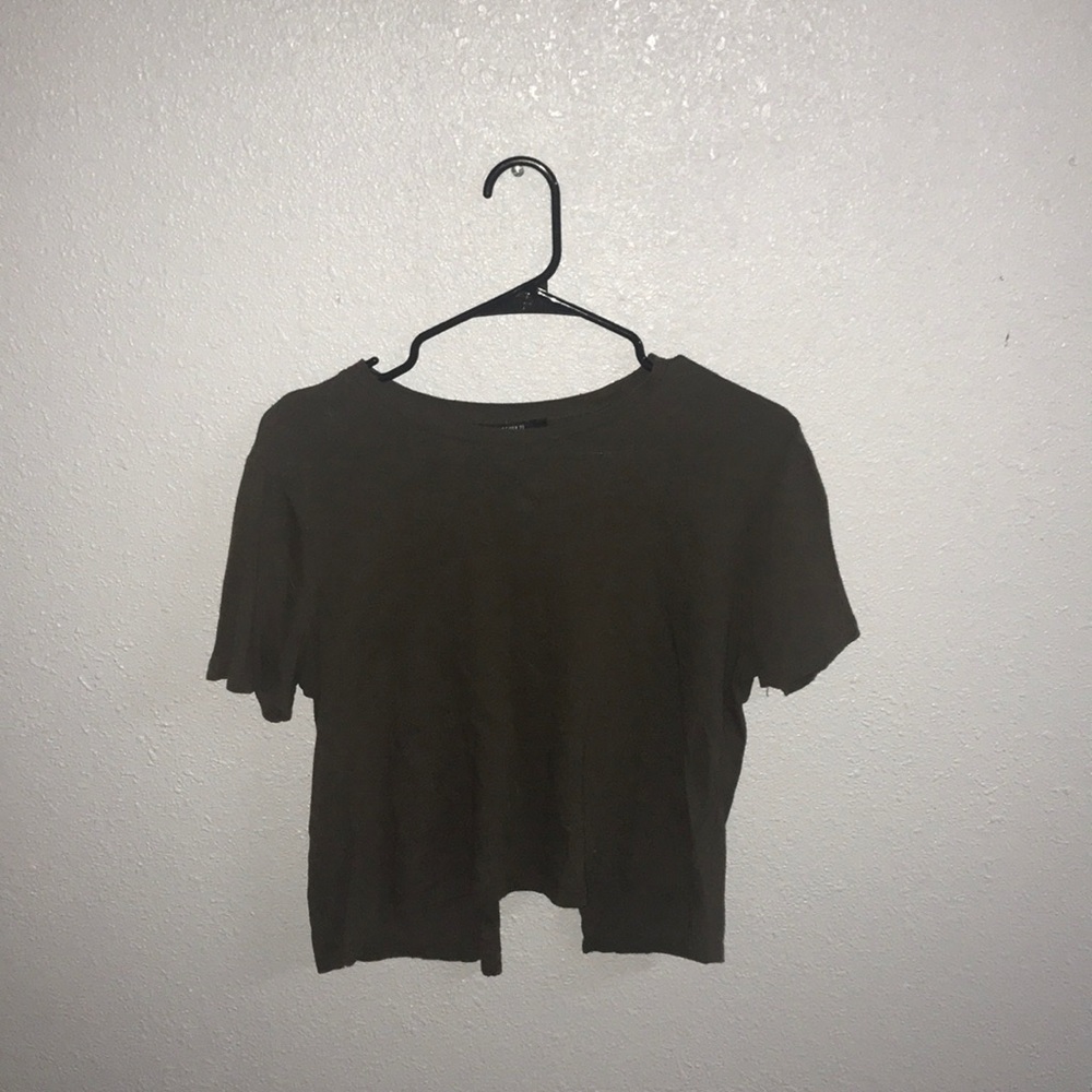 Open back Crop Top ✌🏼